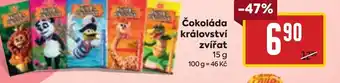 Billa Čokoláda království zvířat nabídka