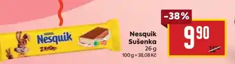 Billa Nesquik Sušenka nabídka