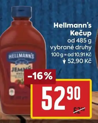 Billa Hellmann's Kečup nabídka