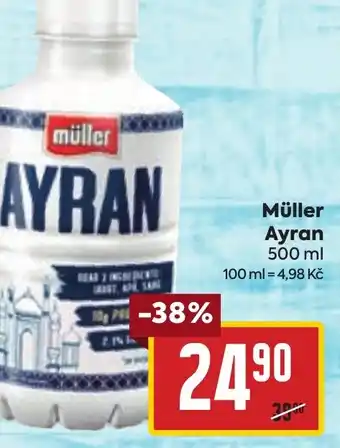 Billa Müller Ayran nabídka