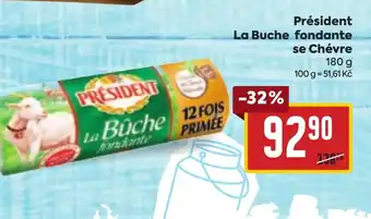 Billa Président La Buche fondante se Chévre nabídka