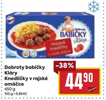 Billa Dobroty babičky Kláry Knedlíčky v rajské omáčce nabídka