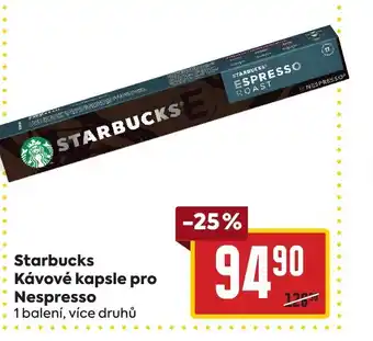 Billa Starbucks Kávové kapsle pro Nespresso nabídka