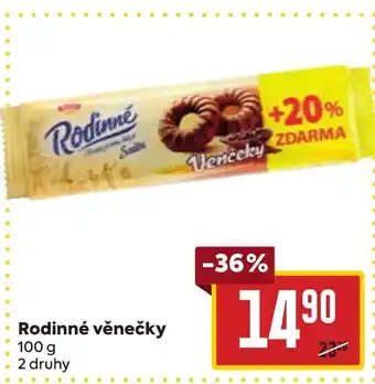 Billa Rodinné věnečky nabídka