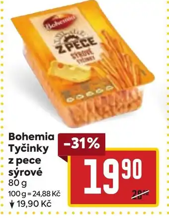 Billa Bohemia Tyčinky z pece sýrové nabídka