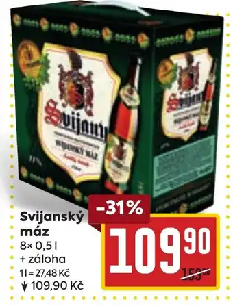 Billa Svijanský máz nabídka