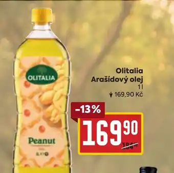 Billa Olitalia Arašídový olej 1L nabídka