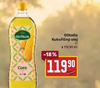 Billa Olitalia Kukuřičný olej 1L nabídka