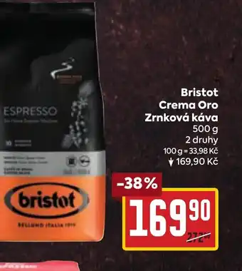 Billa Bristot Crema Oro Zrnková káva nabídka