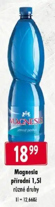 Qanto Magnesia přírodní 1,5L nabídka