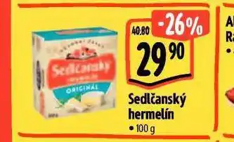 Albert Sedlčanský hermelín nabídka