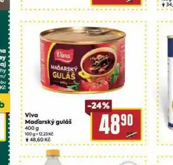 Billa Viva maďarský guláš nabídka