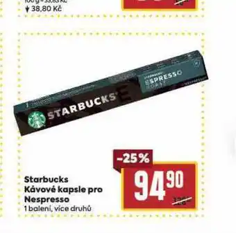 Billa Starbucks kávové kapsle nabídka