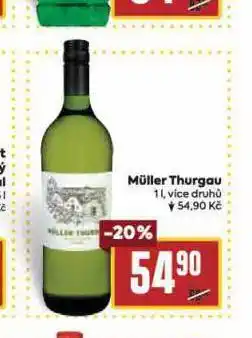 Billa Müller thurgau nabídka