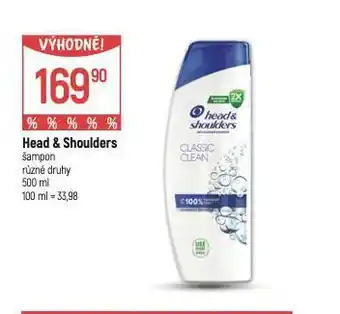 Globus Head&shoulders šampon nabídka