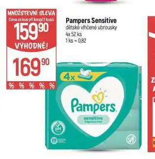 Globus Pampers sensitive baby dětské vlhčené ubrousky nabídka