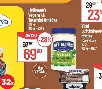 Globus Hellmann´s veganská tatarská omáčka nabídka
