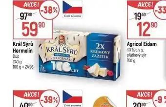 Globus Král sýrů hermelín nabídka