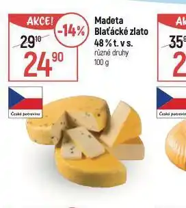 Globus Madeta blaťácké zlato 48% nabídka