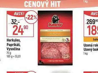 Globus Paprikáš nabídka