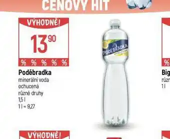 Globus Poděbradka ochucená nabídka