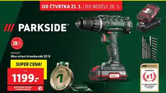 Lidl Aku vrtací šroubovák 20 V nabídka