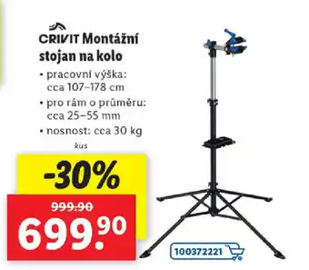 Lidl CRIVIT Montážní stojan na kolo nabídka