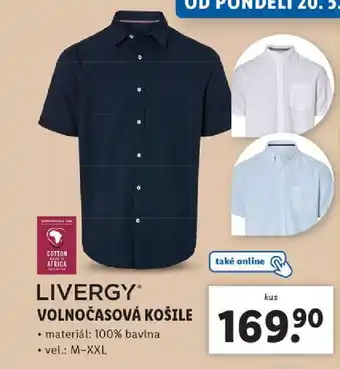 Lidl VOLNOČASOVÁ KOŠILE nabídka