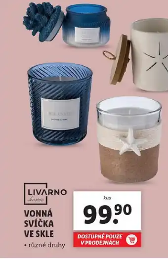 Lidl VONNÁ SVÍČKA VE SKLE nabídka