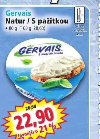 Norma Gervais Natur/ S pažitkou nabídka