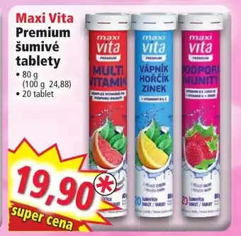 Maxi Vita Premium šumivé tablety