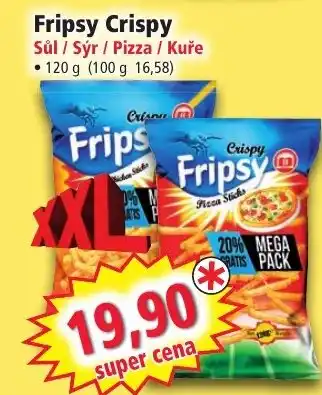Norma Fripsy Crispy Sůl / Sýr / Pizza / Kuře nabídka