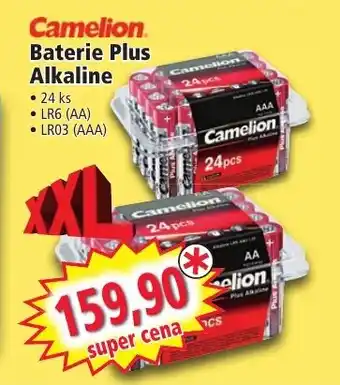 Norma Camelion. Baterie Plus Alkaline nabídka