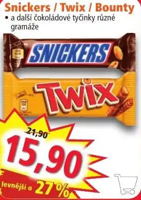 Norma Snickers/Twix / Bounty nabídka