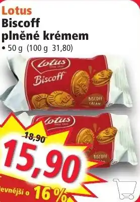 Norma Lotus Biscoff plněné krémem nabídka