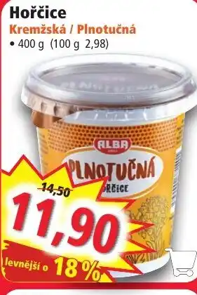 Norma Hořčice Kremžská / Plnotučná nabídka