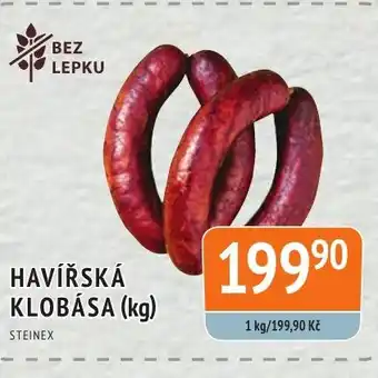 Coop hb HAVÍŘSKÁ KLOBÁSA (kg) nabídka