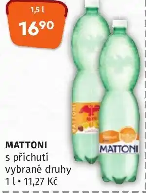 Coop hb MATTONI 1.5L příchutí nabídka