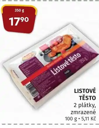 Coop hb LISTOVÉ TĚSTO nabídka
