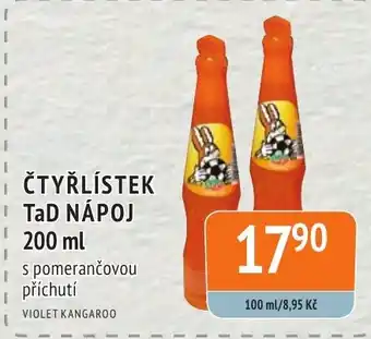 Coop hb ČTYŘLÍSTEK TaD NÁPOJ 200 ml nabídka