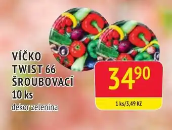 Coop hb VÍČKO TWIST 66 ŠROUBOVACÍ 10 ks nabídka