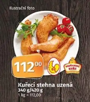 COOP TIP Kuřecí stehna uzená 340 g/420 g nabídka