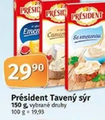COOP TIP Président Tavený sýr 150 g nabídka