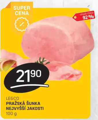Flop LE&CO PRAŽSKÁ ŠUNKA NEJVYŠŠÍ JAKOSTI nabídka
