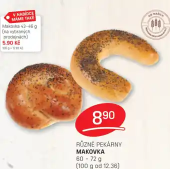 Flop RŮZNÉ PEKÁRNY MAKOVKA nabídka