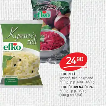 Flop EFKO ZELÍ nabídka