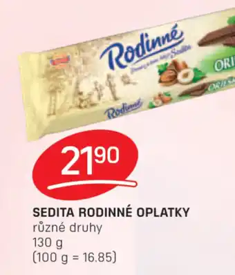 Flop SEDITA RODINNÉ OPLATKY nabídka