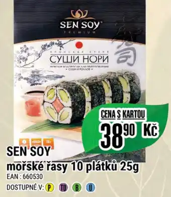 Tamda Foods SEN SOY mořské řasy 10 plátků 25g nabídka