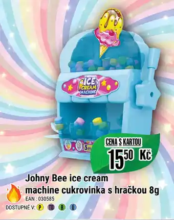 Tamda Foods Johny Bee ice cream machine cukrovinka s hračkou 8g nabídka