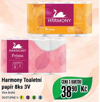 Tamda Foods Harmony Toaletní papír 8ks 3V nabídka